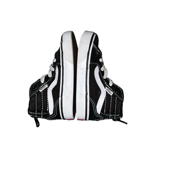 VANS Sk8-Hi Toddler Size‎ 6 Shoes Black White Canvas Sneakers Kids Unisex - Picture 5 of 9